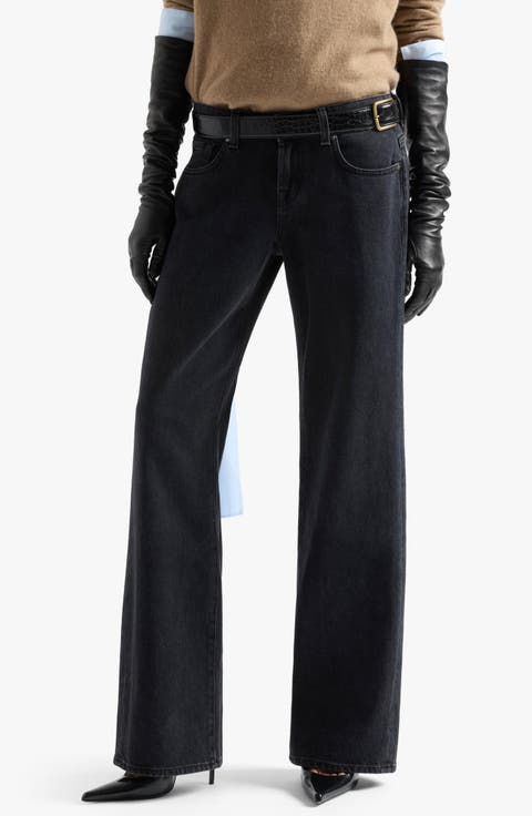 Low Rise Relaxed Straight Leg Jeans