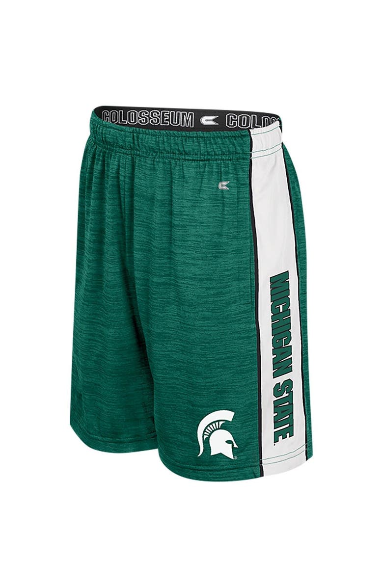 COLOSSEUM Youth Colosseum Green Michigan State Spartans Creative Control Shorts, Alternate, color, 