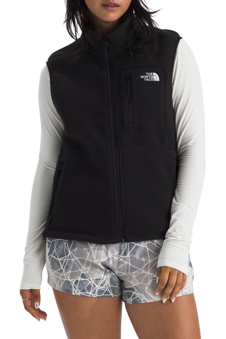 Yumori High Pile Fleece Vest, Main, color, TNF BLACK