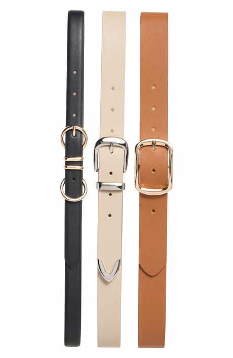 3-for-1 Assorted Belt Set