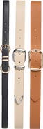 Nine West 3-for-1 Assorted Belt Set