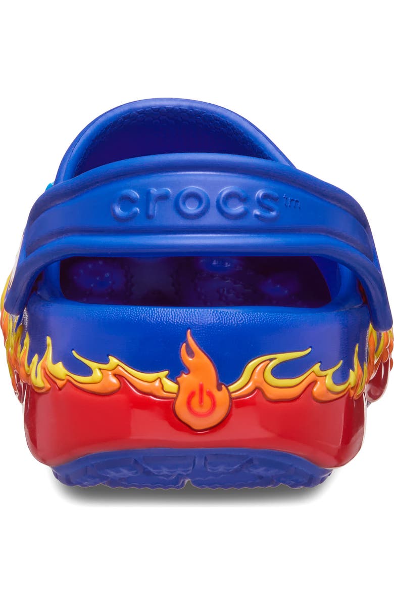 CROCS Kids' Classic Iam Dragon Lights Clog, Alternate, color, Blue Bolt