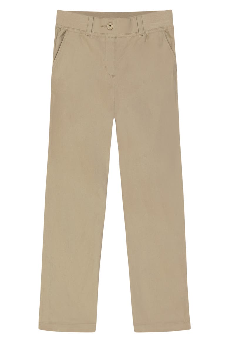 Kids' Hybrid Wide Leg Pull-On Pants, Main, color, KHAKI