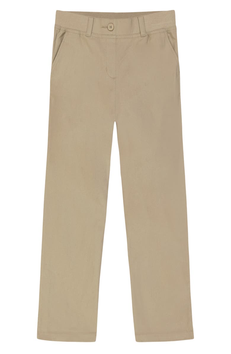 Nautica Kids' Hybrid Wide Leg Pull-On Pants, Main, color, Khaki