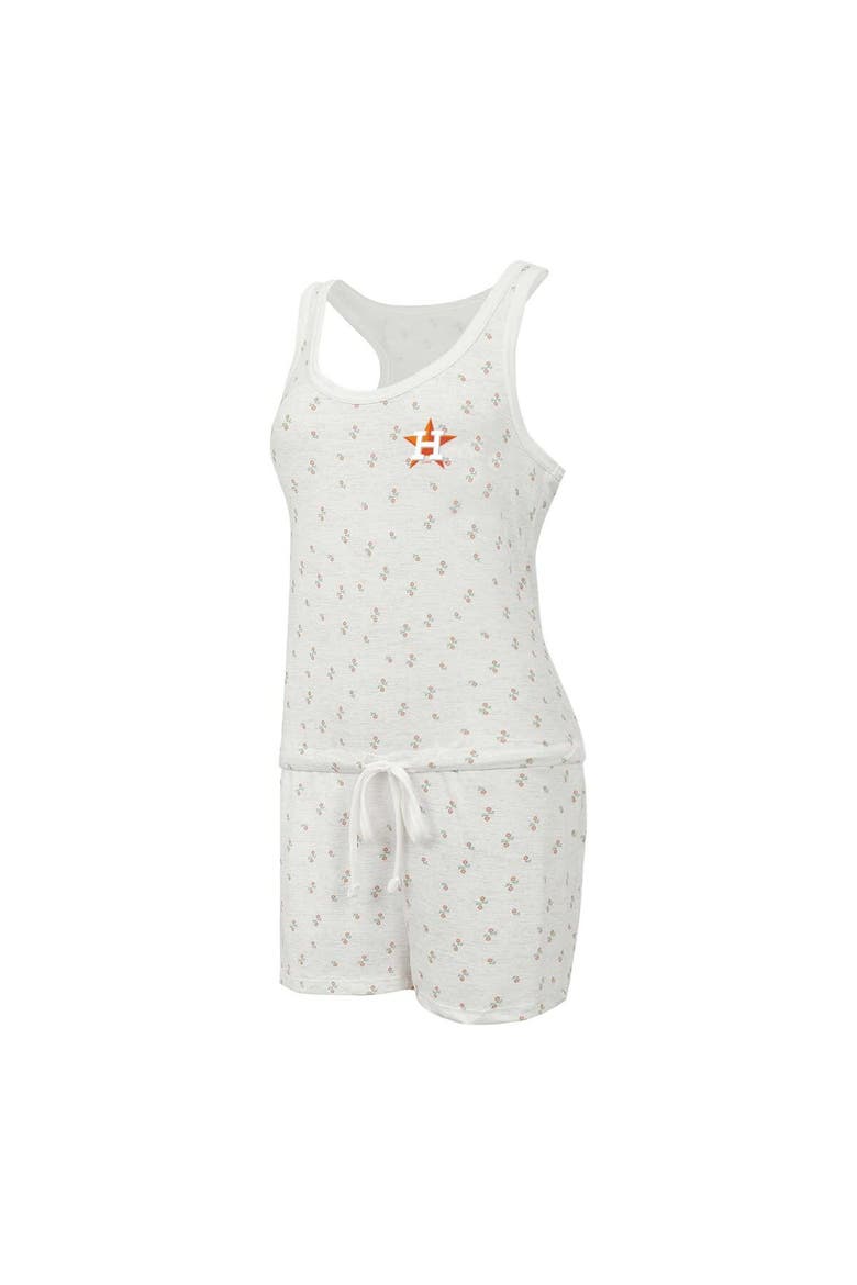 Women's Concepts Sport Cream Houston Astros Gardner Hacci Knit Romper, Alternate, color, Cream