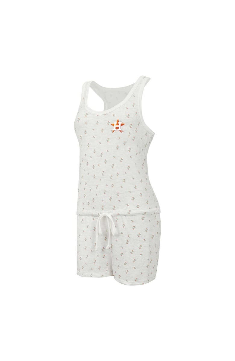 CONCEPTS SPORT Women's Concepts Sport Cream Houston Astros Gardner Hacci Knit Romper, Alternate, color, Cream