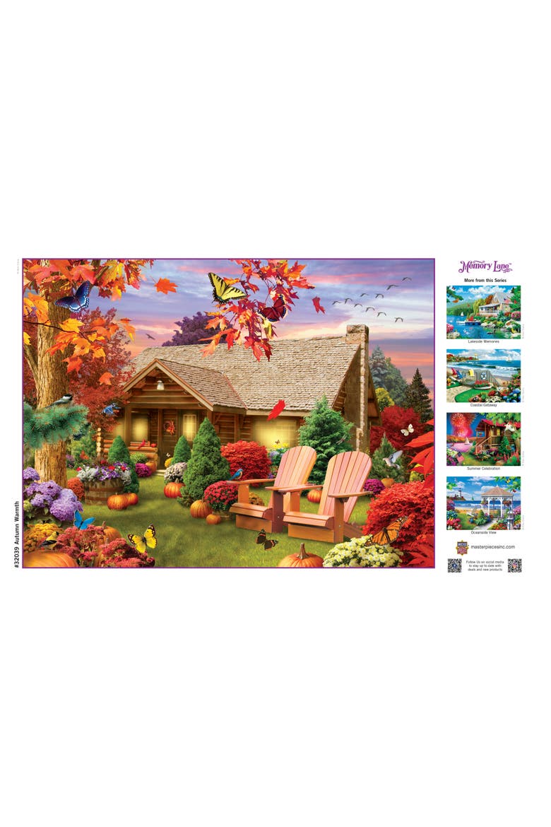 Autumn Warmth 300 Piece Jigsaw Puzzle, Alternate, color, Multicolor