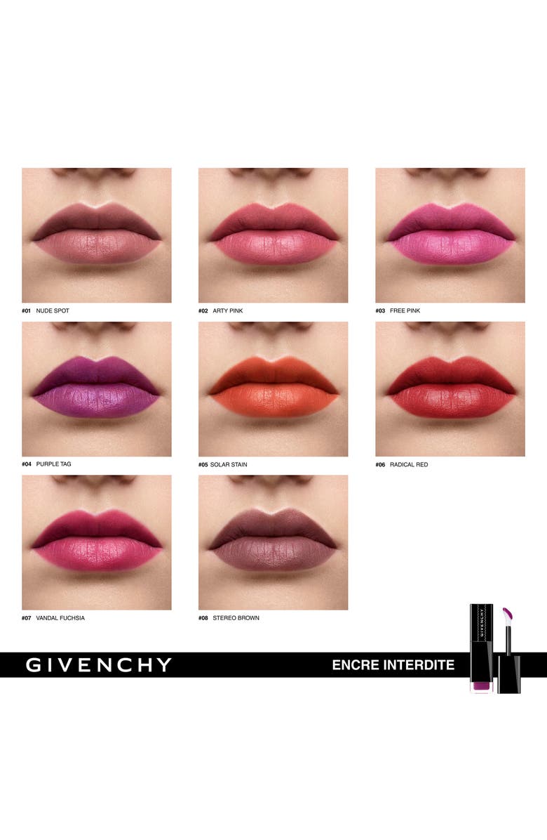 Givenchy Encre Interdite Lip Stain, Alternate, color, 