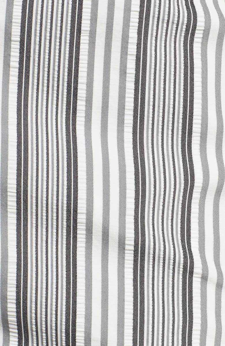 Onia Charles Surf Stripe Seersucker Swim Trunks, Alternate, color,