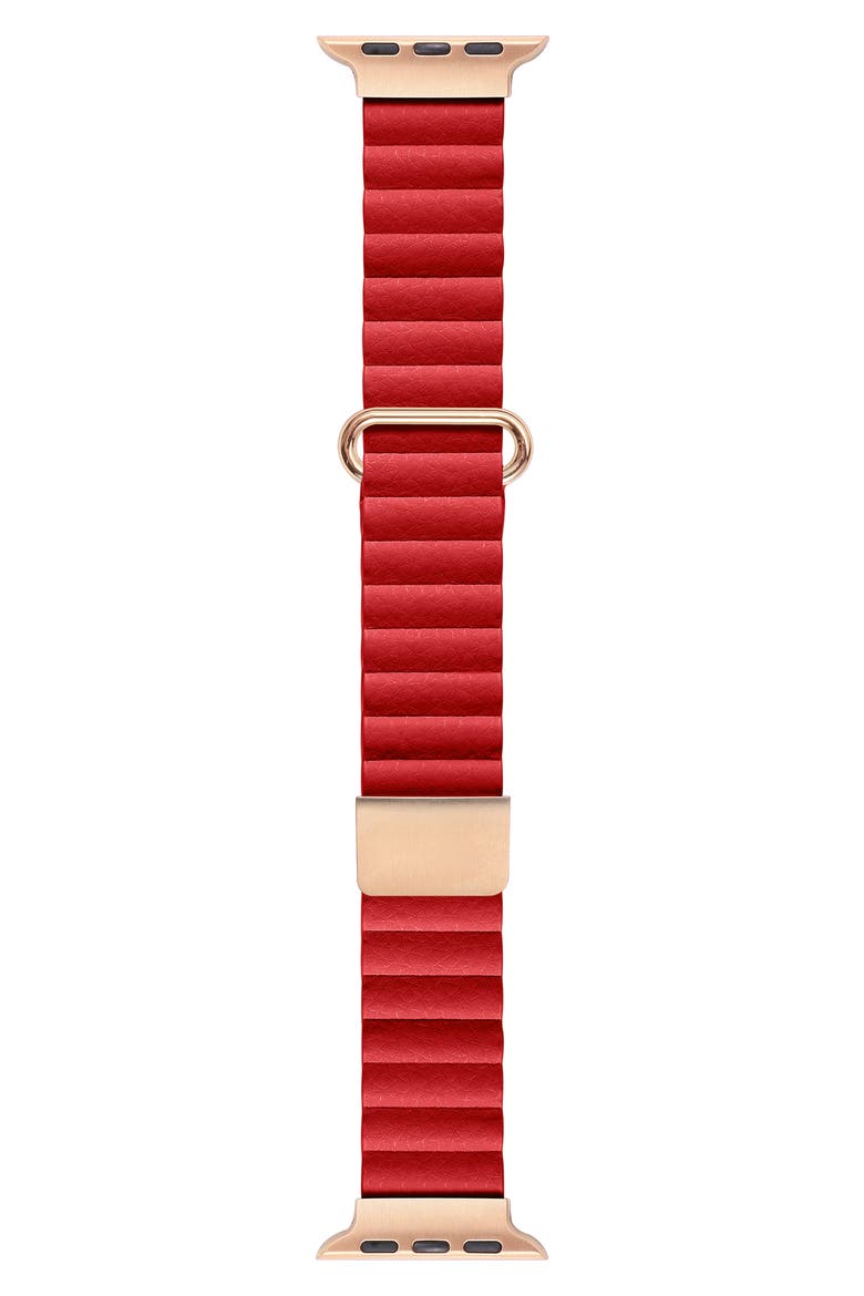 Dakota Apple Watch® Watchband, Alternate, color, RED