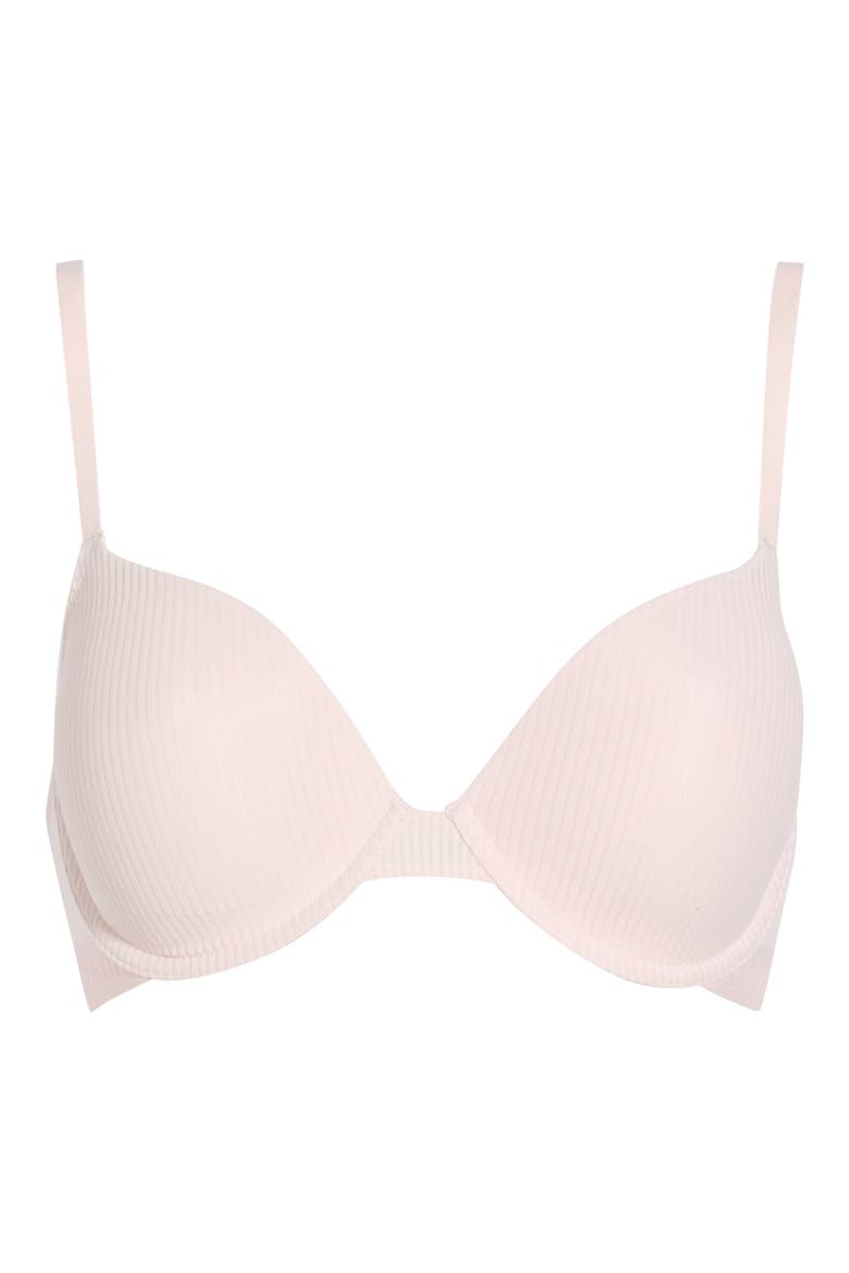 Sensual Sheer Lightly Lined Demi Bra, Alternate, color, NYMPHS THIGH