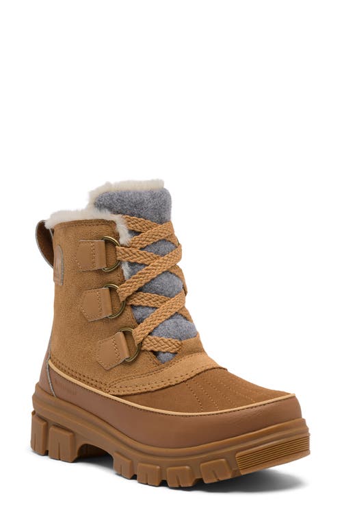 Sorel Tivoli V Faux Fur Lined Waterproof Boot In Brown