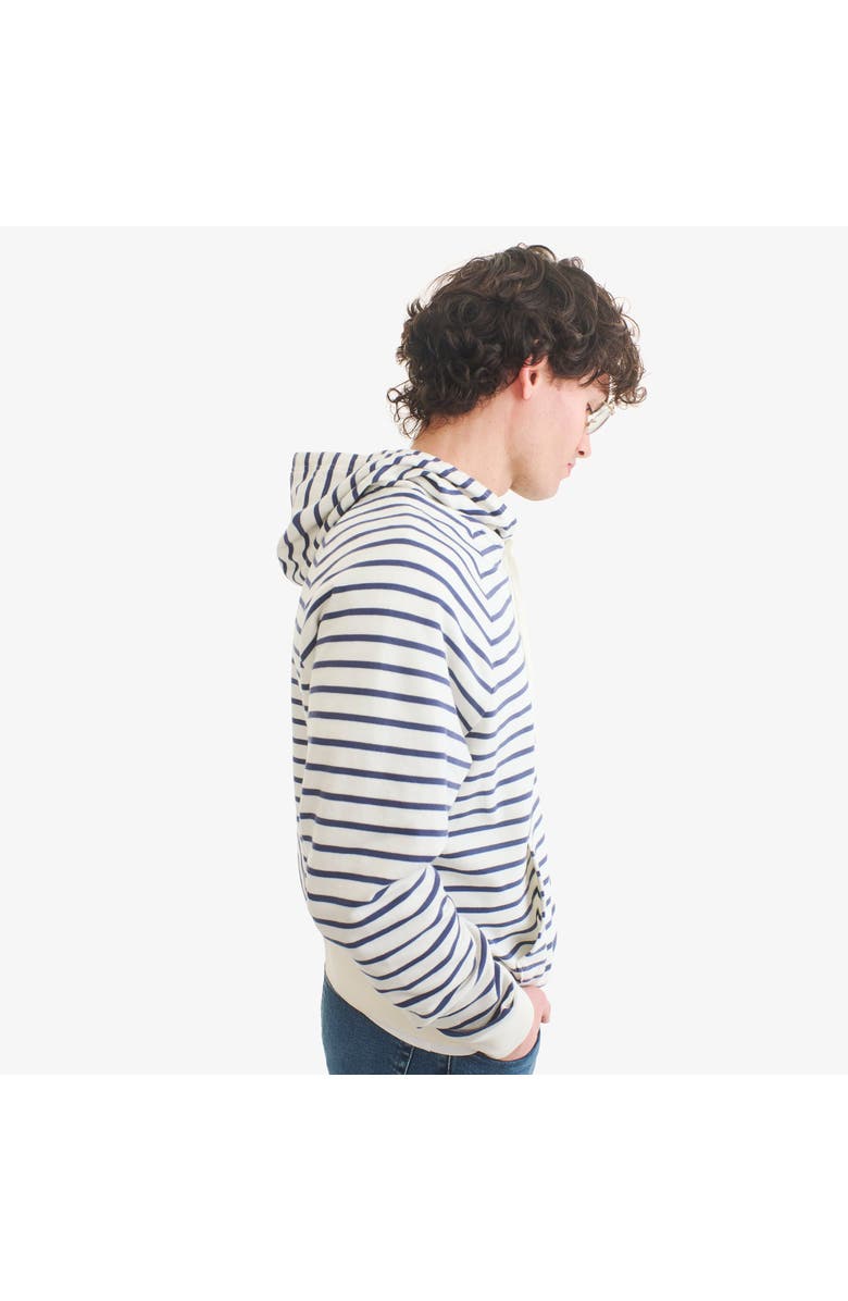 Primary Adult Stripe Pullover Hoodie, Alternate, color, Sunwashed Navy Ivory Stripe