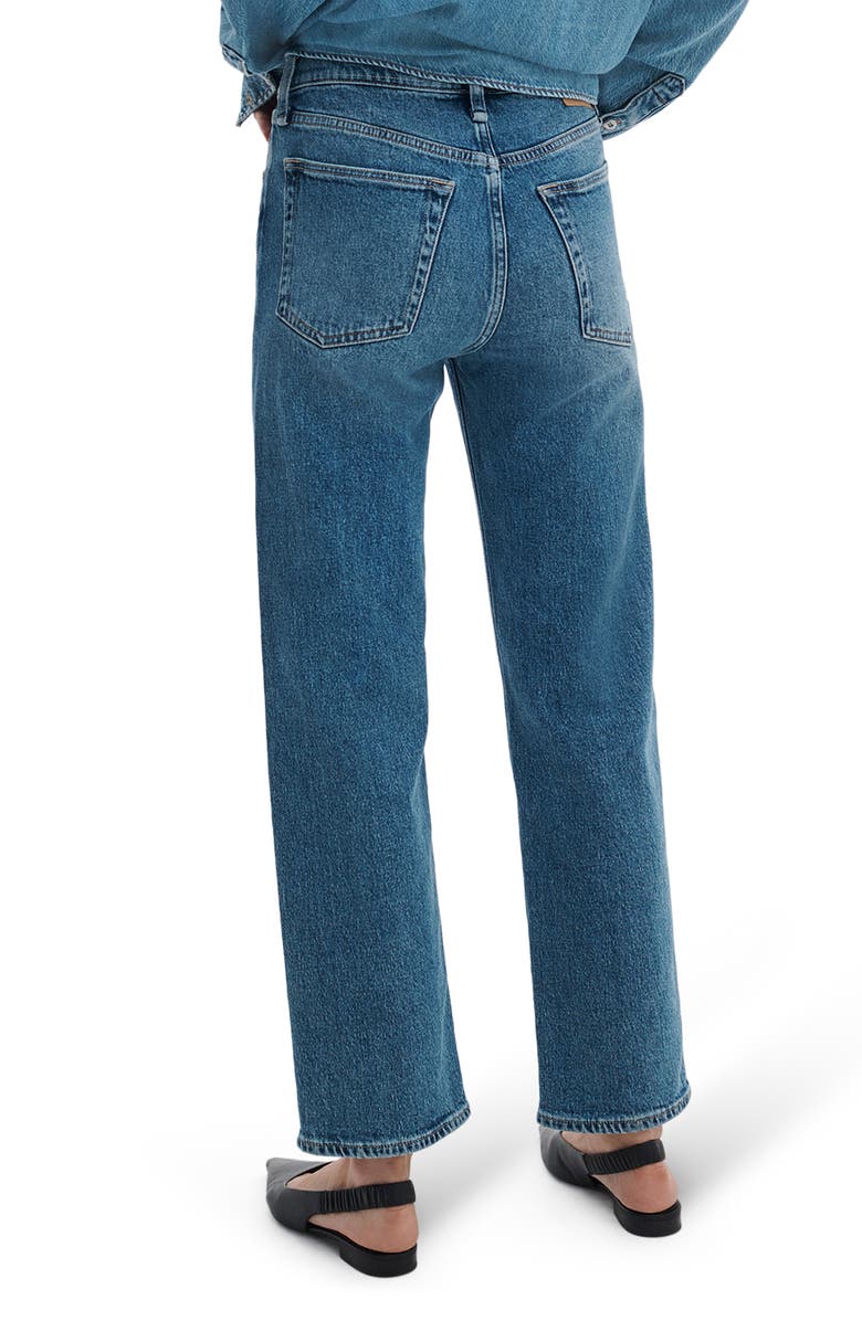 rag & bone Harlow Mid Rise Ankle Straight Leg Jeans, Alternate, color, Accord