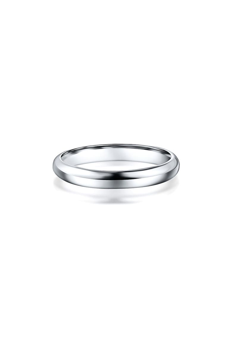 Sterling Silver Dome Band Ring, Main, color, SILVER