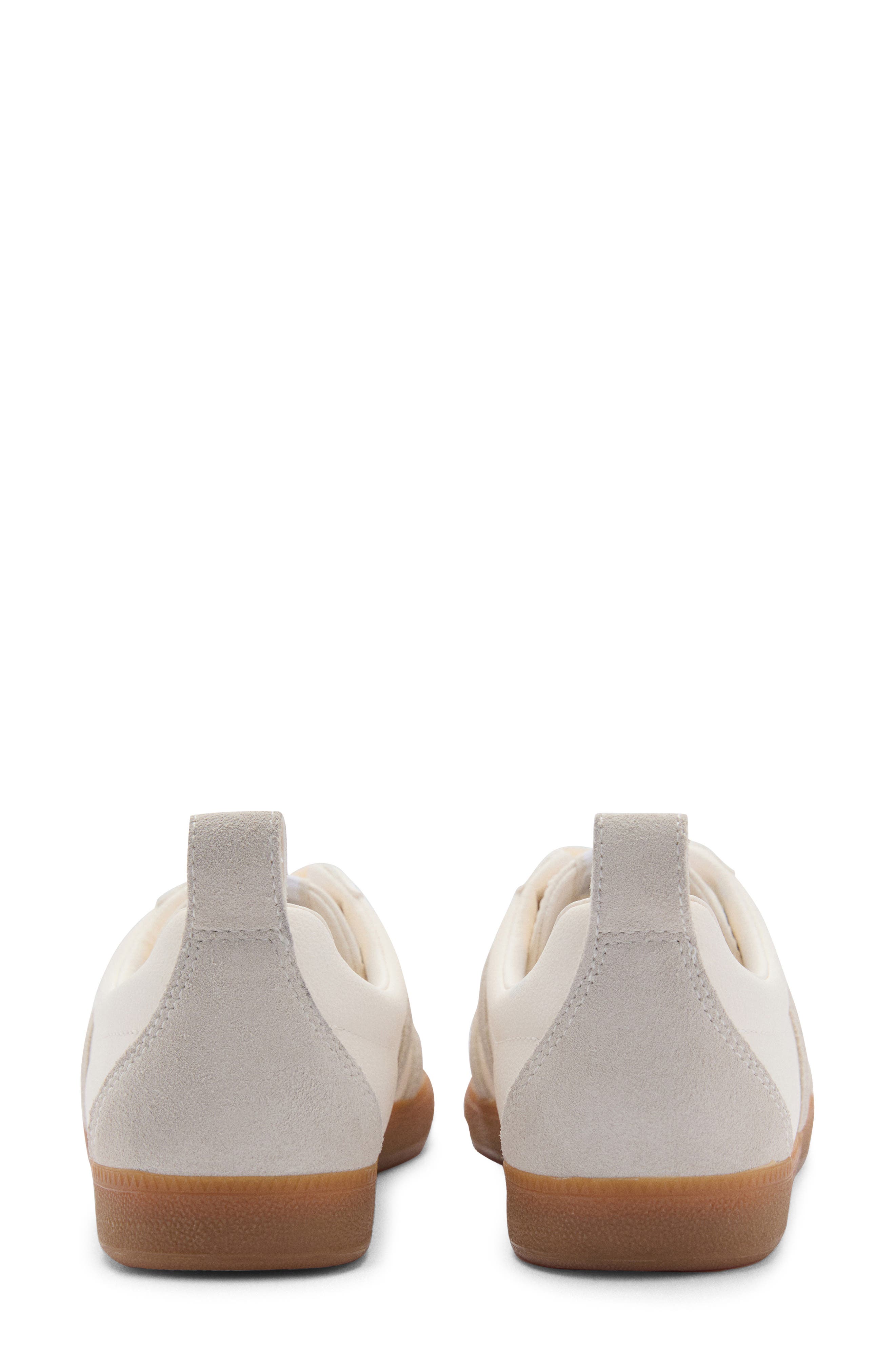 MANGO Contrast Panel Sneaker, Alternate, color, White