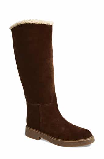 Jeffrey Campbell Zabini Faux Shearling Lined Knee High Boot