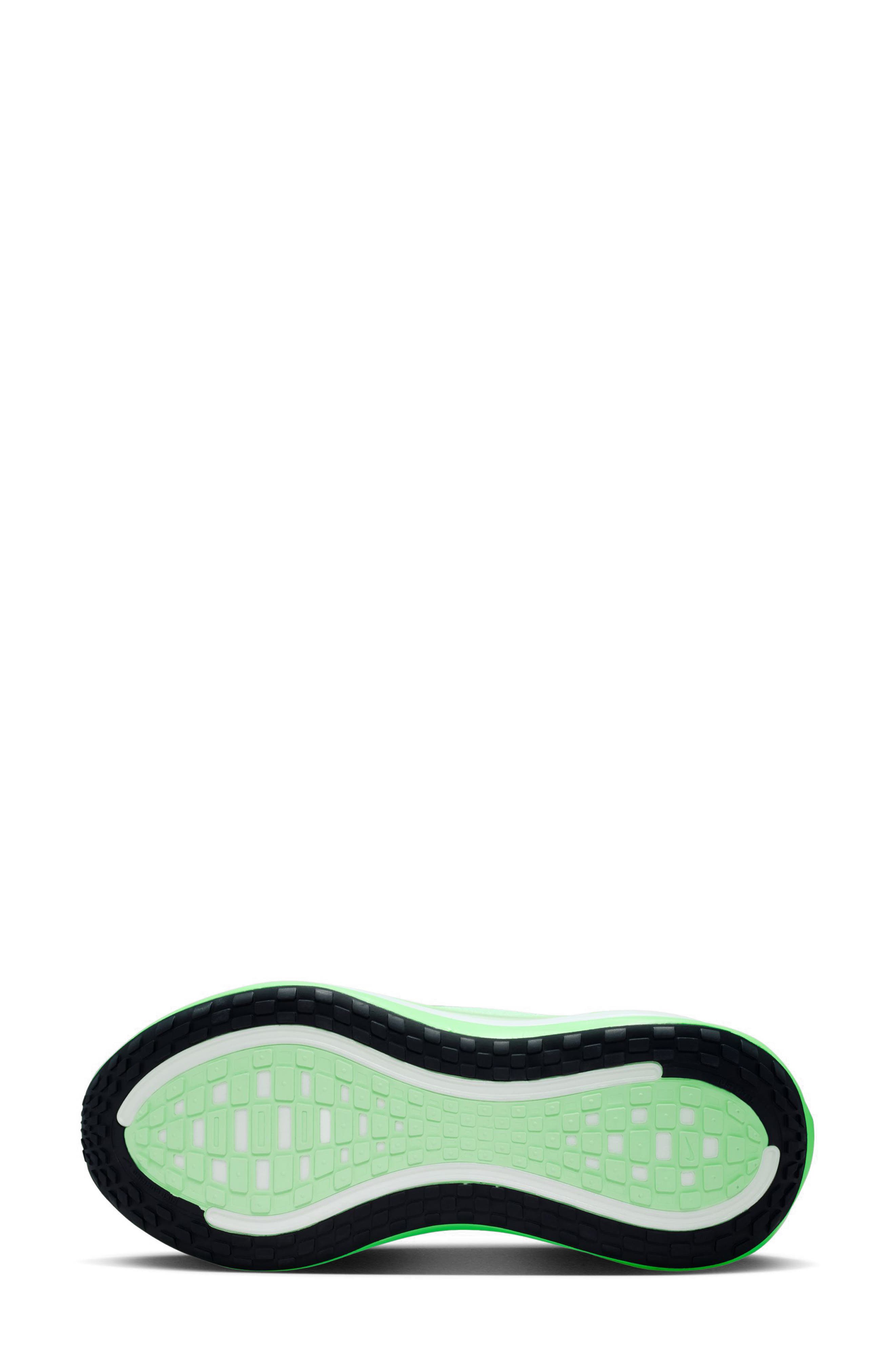 Vomero Plus Running Shoe, Alternate, color, WHITE/ SILVER-ILLUSION GREEN