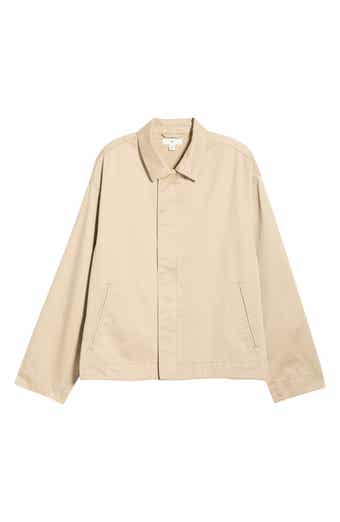 Cotton Twill Zip Jacket