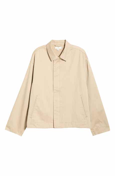 Cotton Twill Zip Jacket