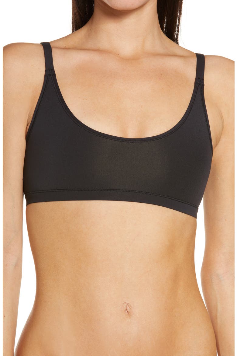 Pure 360 Reversible Bralette, Alternate, color, BLACK