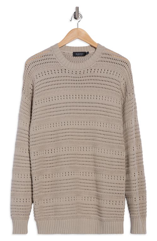Bugatchi Cotton Crewneck Sweater In Neutral