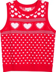 SUGARLIPS Parisa Heart Sweater Vest