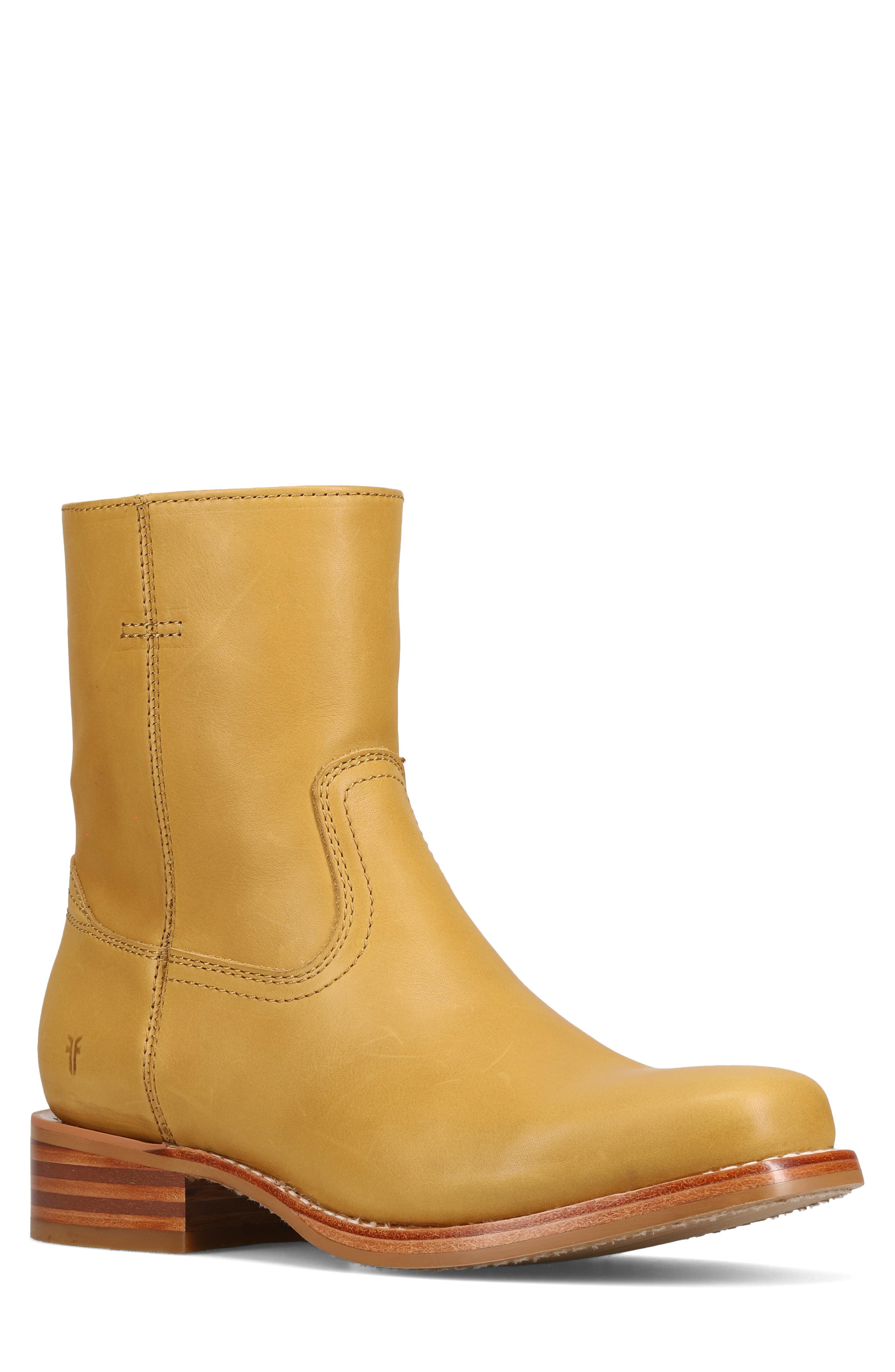Frye Campus Leather Boot, Main, color, Banana