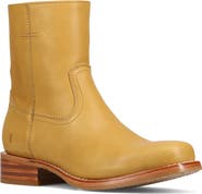 Frye Campus Suede Plain Toe Zip Boot