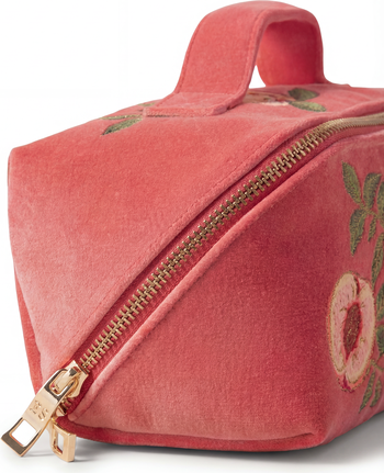 Elizabeth Scarlett Summer Peach Open Flat Makeup Bag | Nordstrom