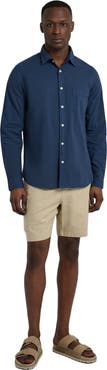 Onia Stretch Linen Pull-on Cargo Short