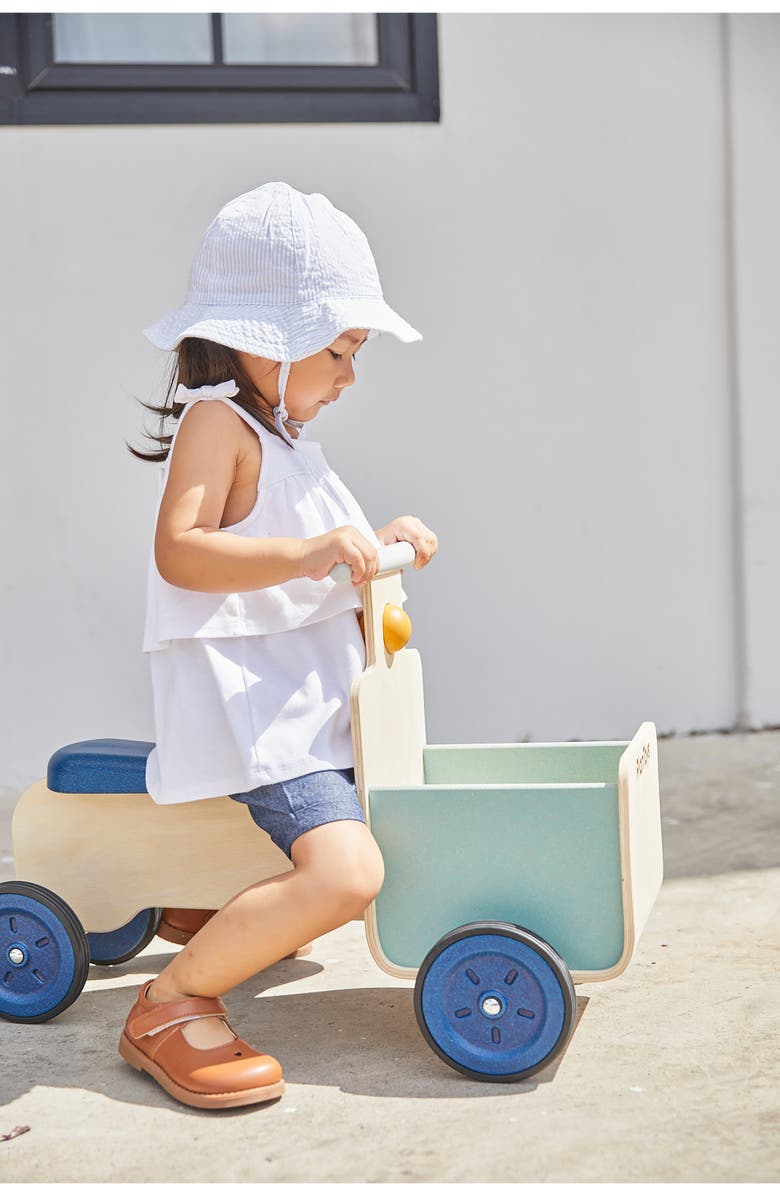 PlanToys<sup>®</sup> Delivery Bike, Alternate, color, Wood Multi