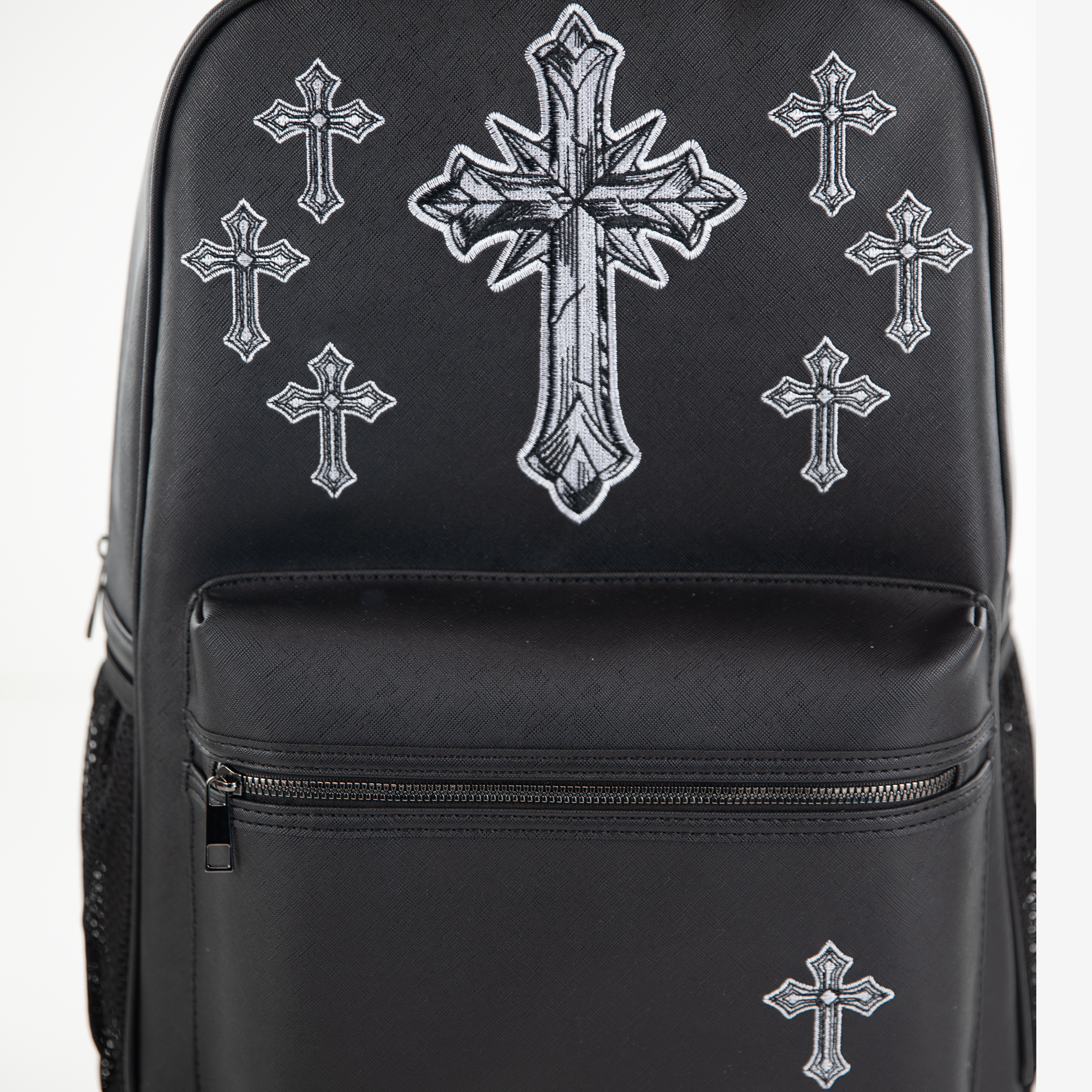 Contrast Cross Backpack, Alternate, color, Black/ Death Crosses