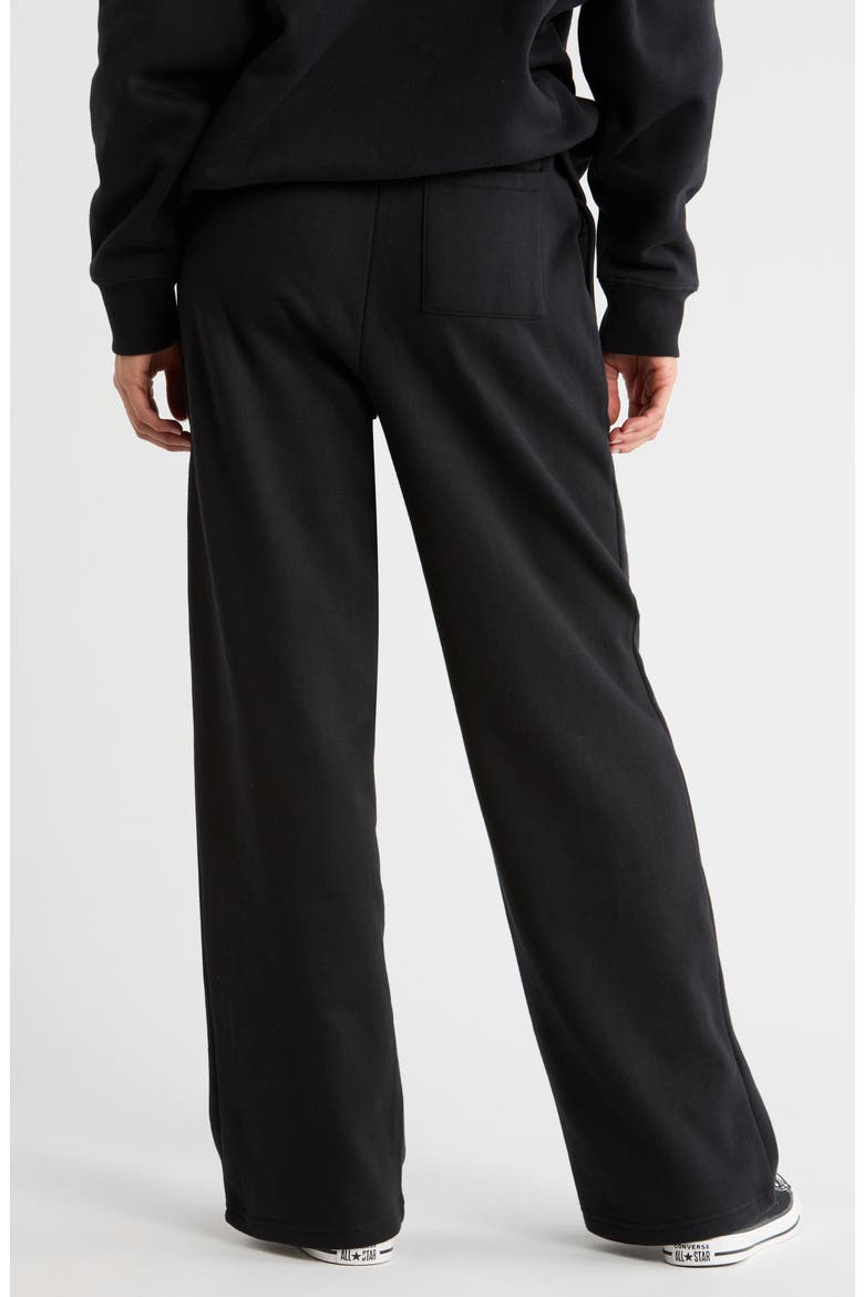Rhinestone Baggy Sweatpants, Alternate, color, BLACK