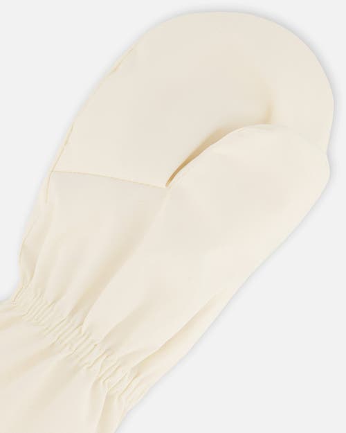 Deux Par Deux Gender Inclusive Lined Mittens In Neutral