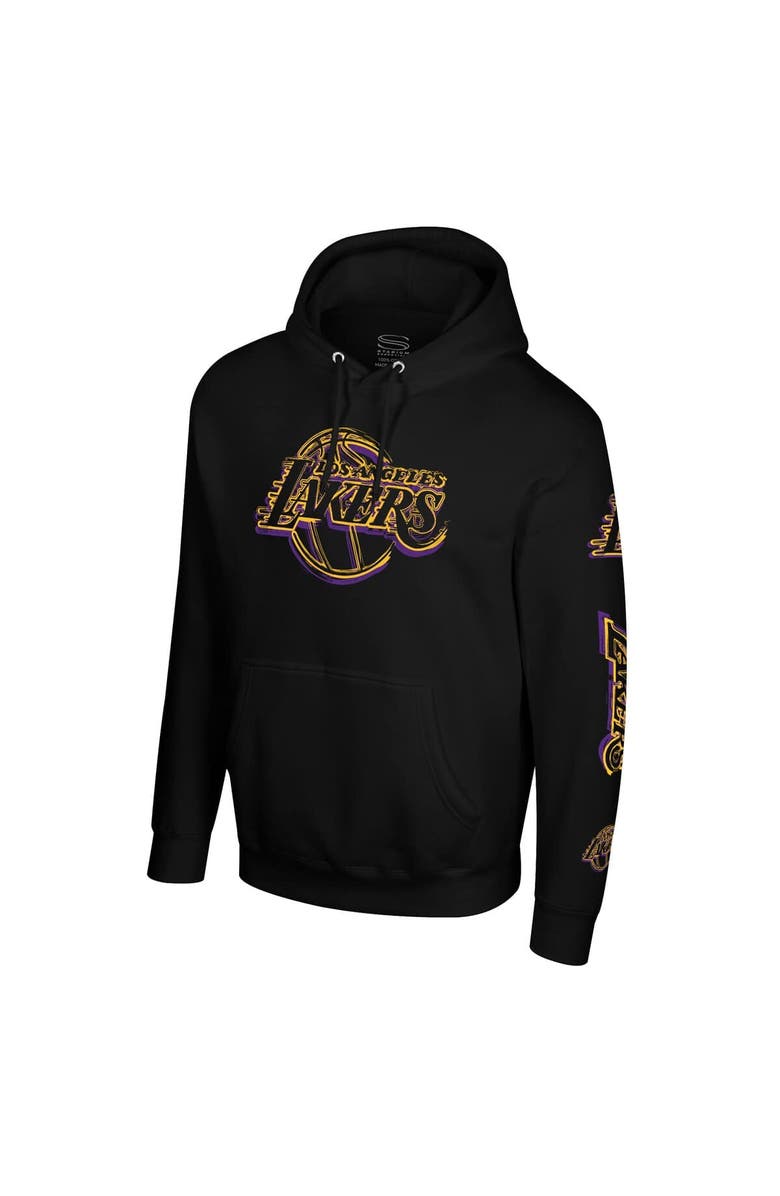 Stadium Essentials Unisex Stadium Essentials Black Los Angeles Lakers Elementized Ride Hoodie, Alternate, color, Black