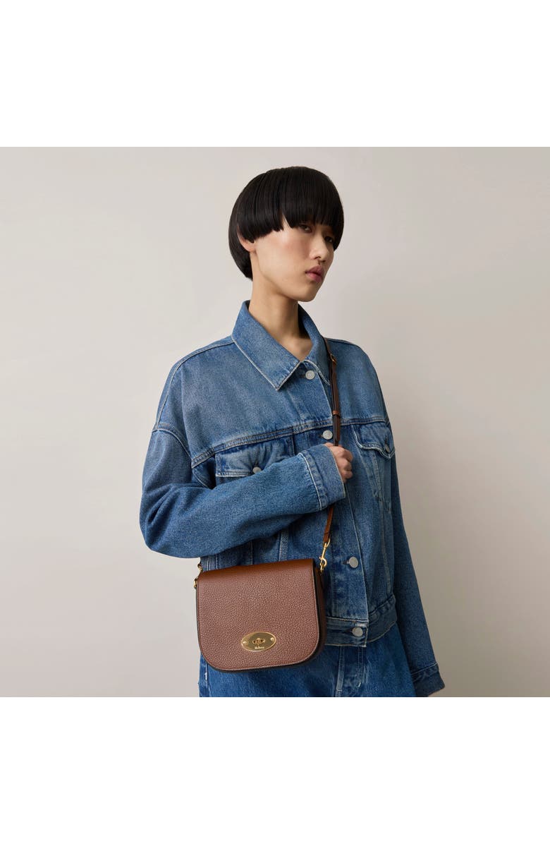 Mulberry Small Darley Leather Crossbody Bag, Alternate, color, Oak
