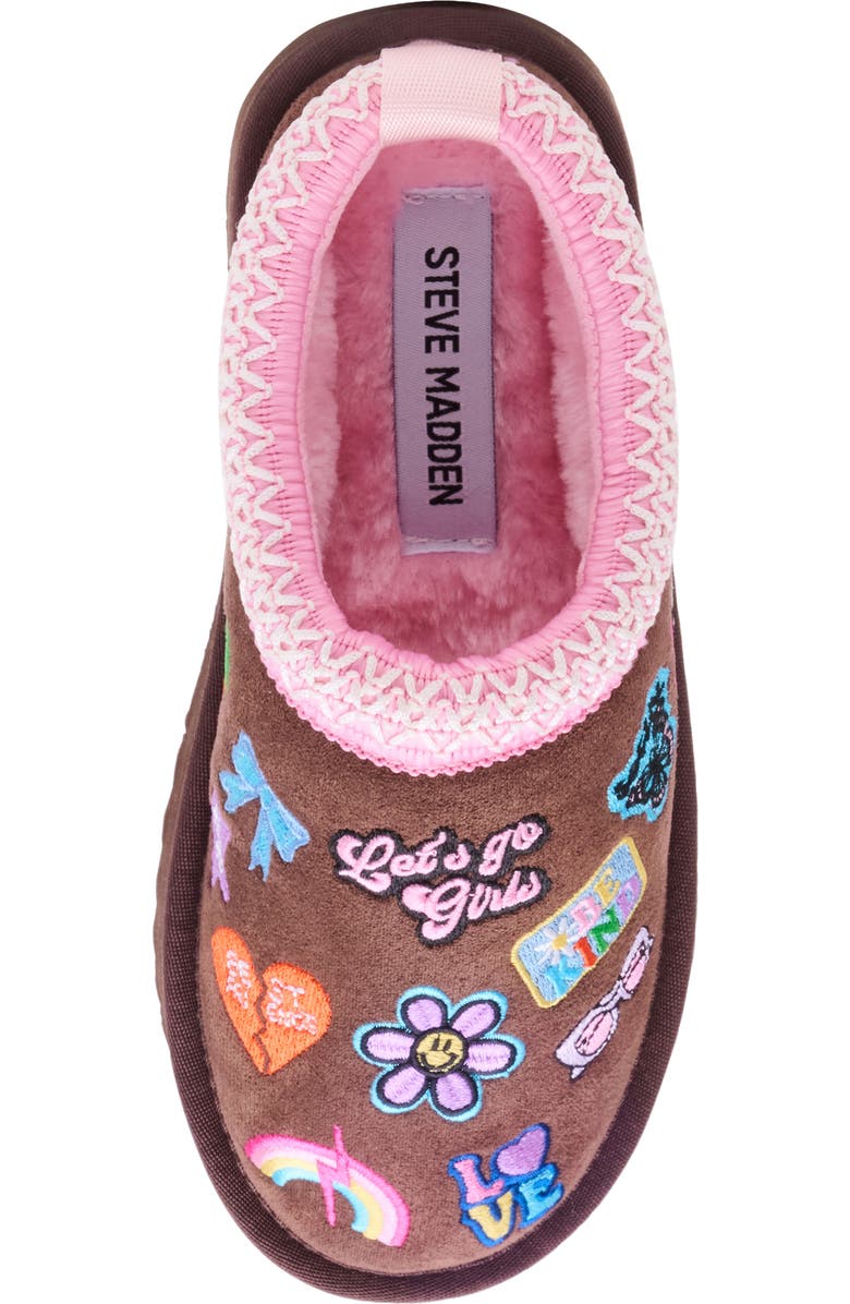 Steve Madden Kids' Jmads Slipper, Alternate, color, Brown