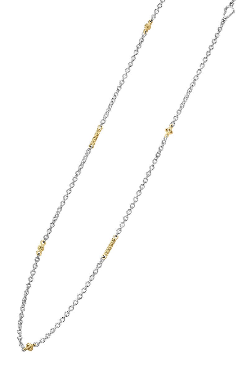 LAGOS 'Caviar Icon' Chain Necklace, Alternate, color, 