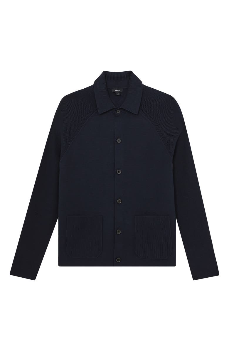Reiss Fitzgerald Collared Cardigan, Alternate, color, 