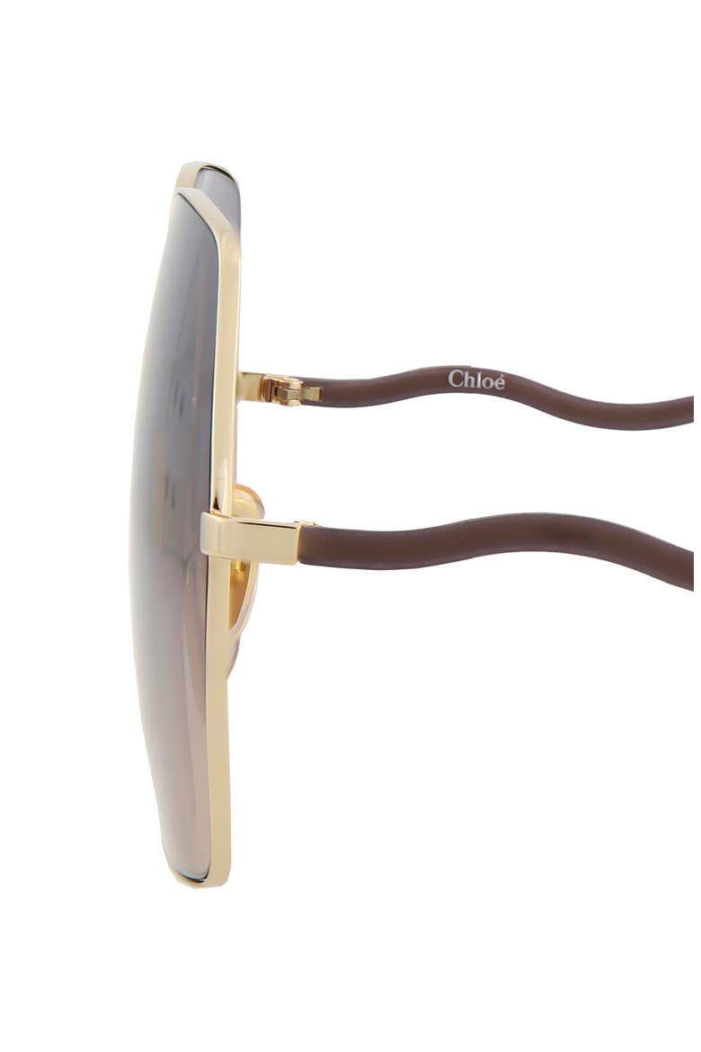 64mm Oversize Sunglasses, Alternate, color, GOLD VIOLET BLUE
