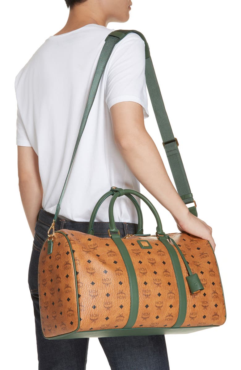 MCM Medium Visetos Weekend Bag, Alternate, color,