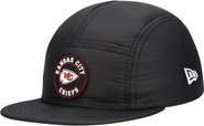 New Era Men's New Era  Black Kansas City Chiefs Quilted Camper Adjustable Hat