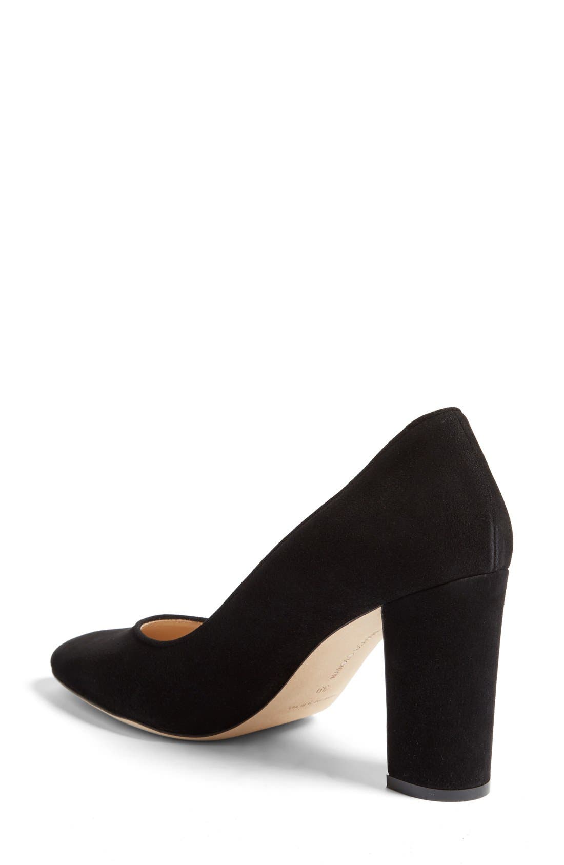 Manolo Blahnik Tucciototo Block Heel Pump, Alternate, color, 