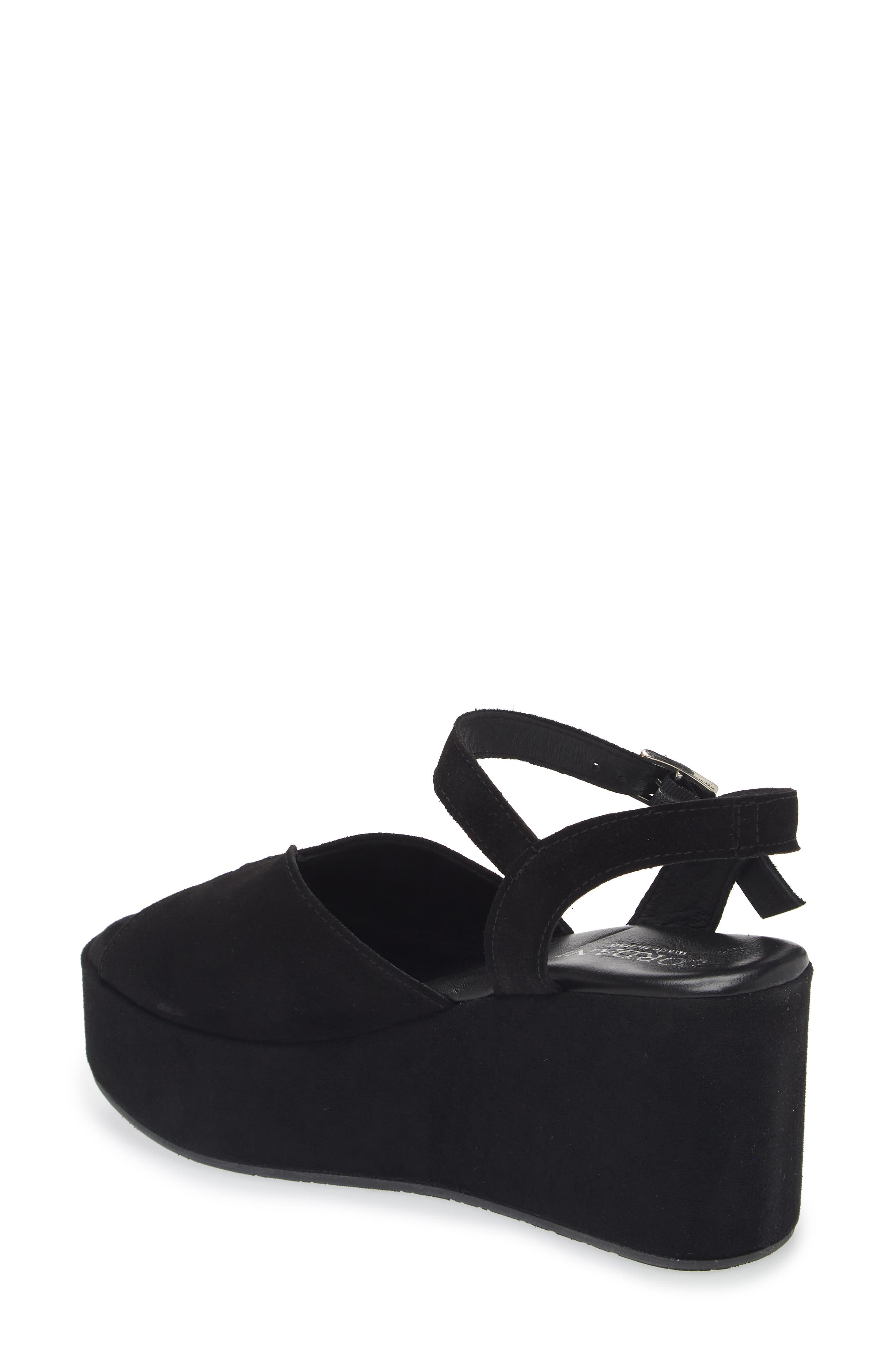 Cordani Jenna Platform Wedge Sandal, Alternate, color, Crosta Nero