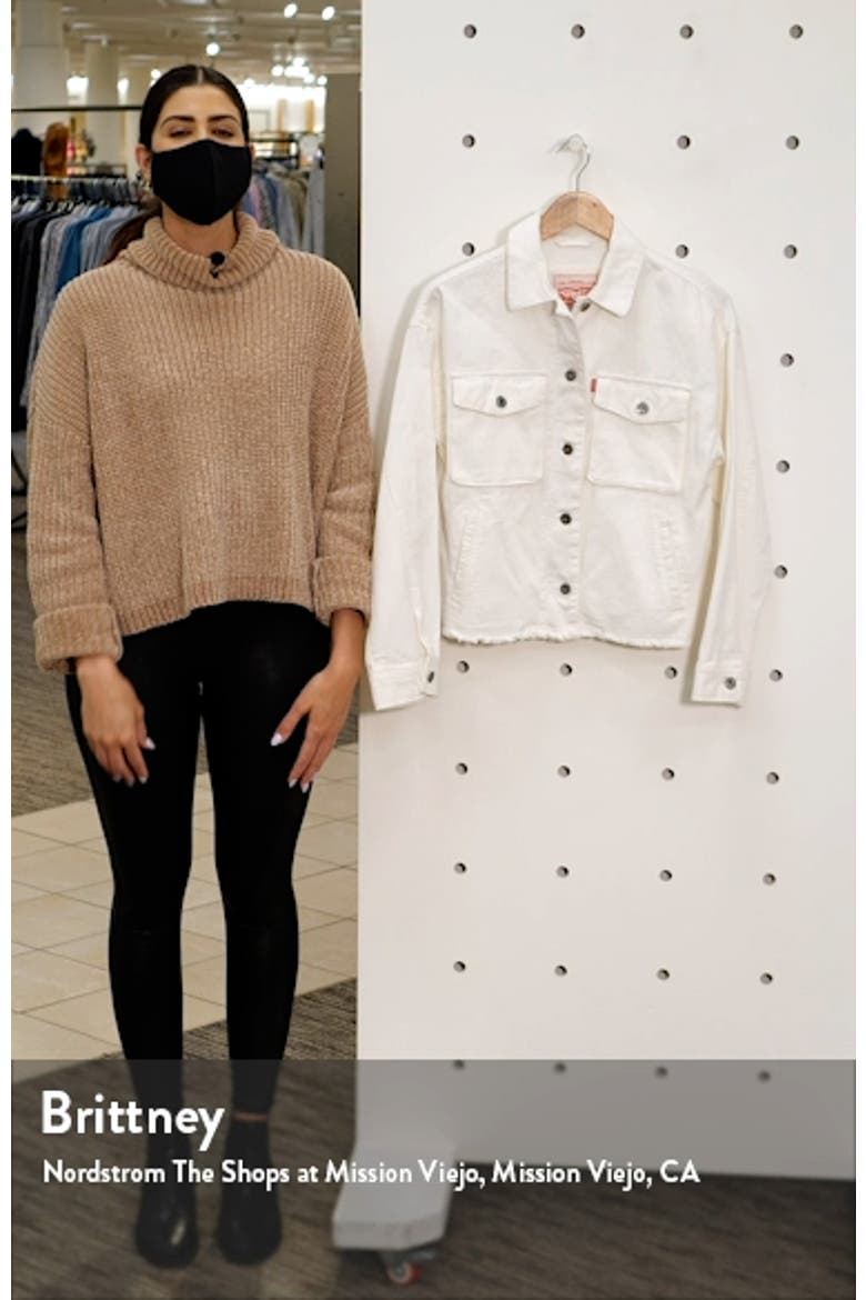 Levi's® Crop Raw Hem Utility Jacket video