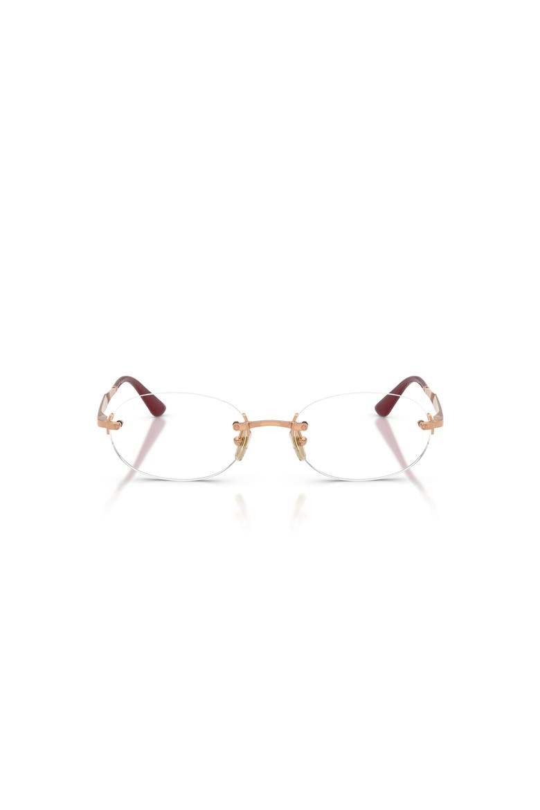53mm Oval optical glasses, Alternate, color, Pink
