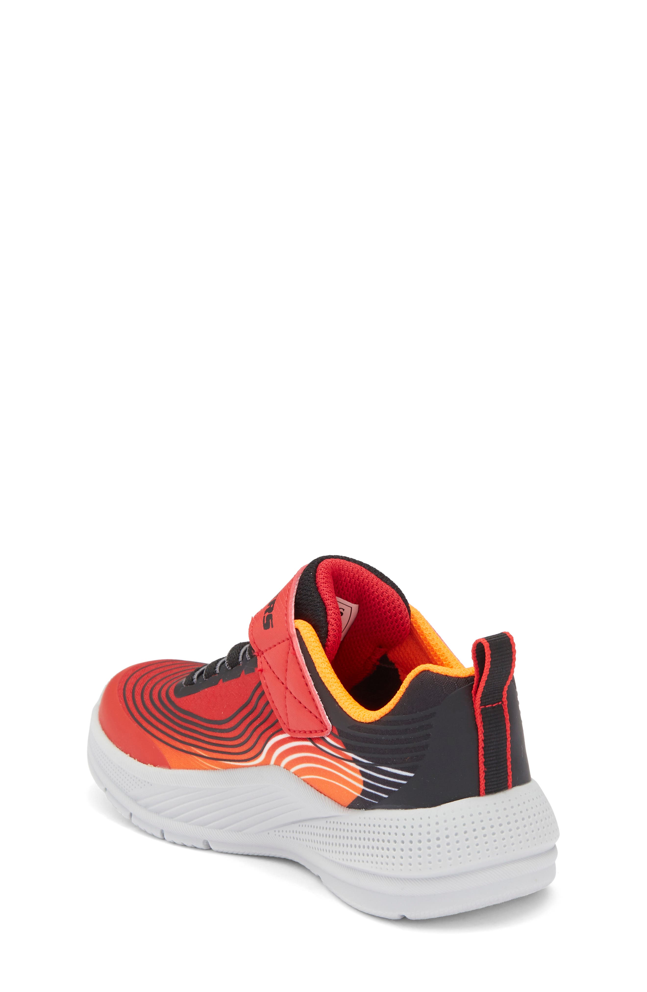 Kids' Microspec Advance Sneaker, Alternate, color, RED/ BLACK