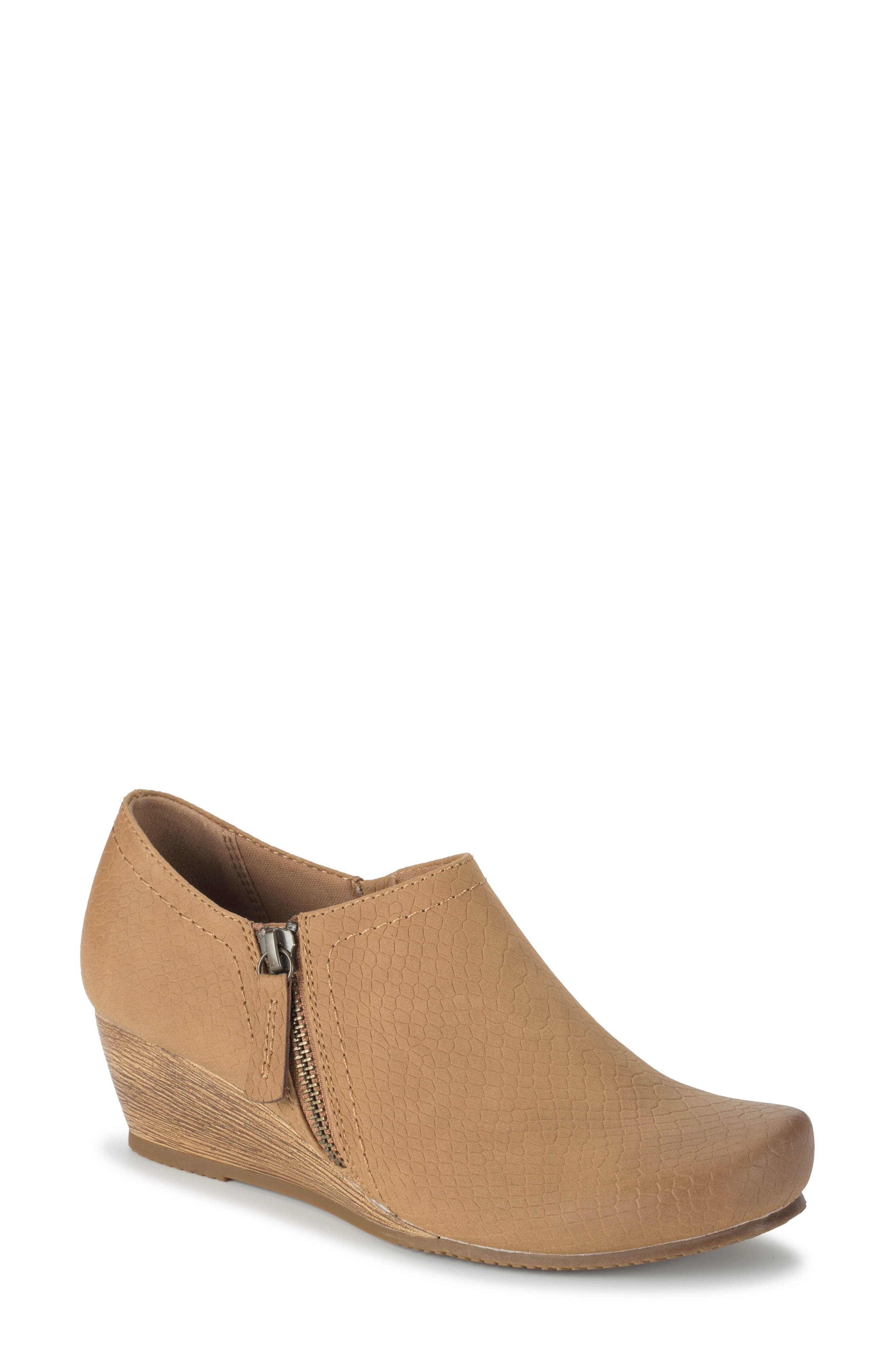 BARETRAPS Louis Wedge Ankle Bootie, Main, color, 