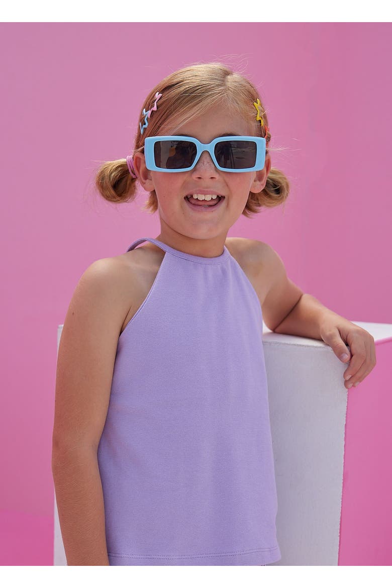 Kids' Knit Halter Top, Alternate, color, Lavender